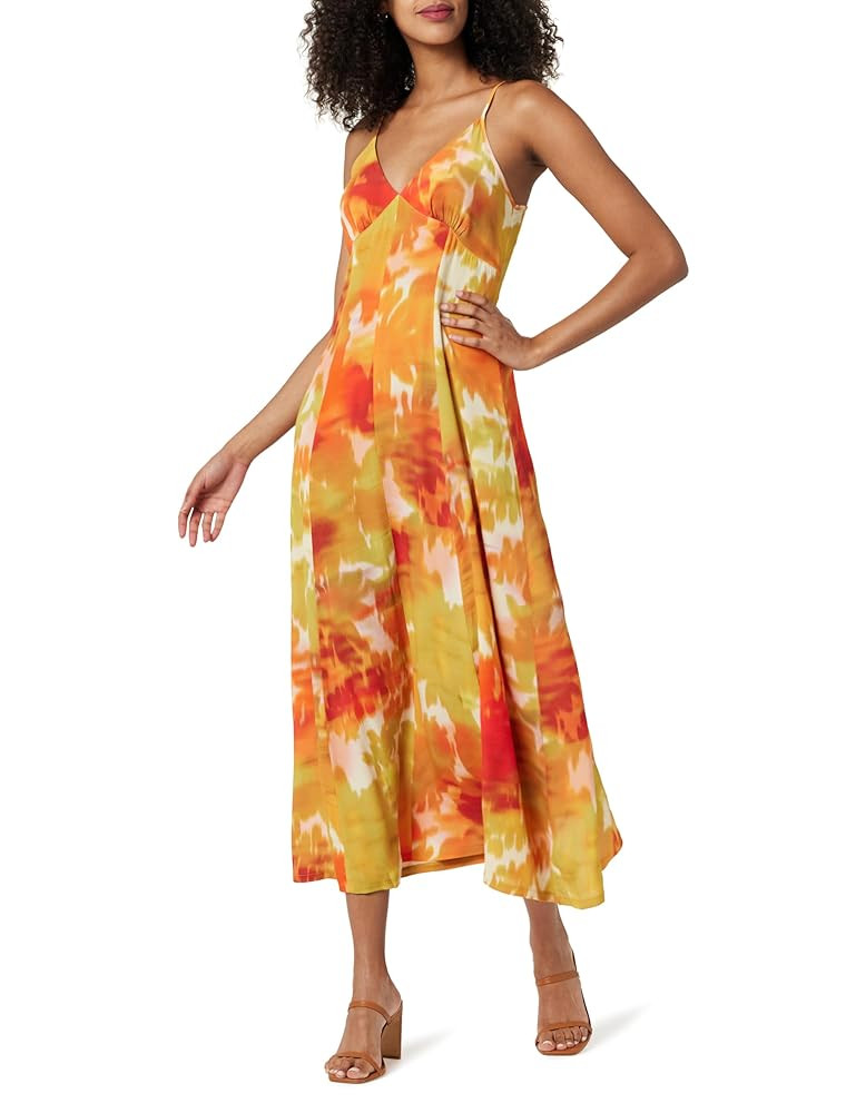 The Drop Women's Isa V-Neck Maxi Dress | Amazon (US)