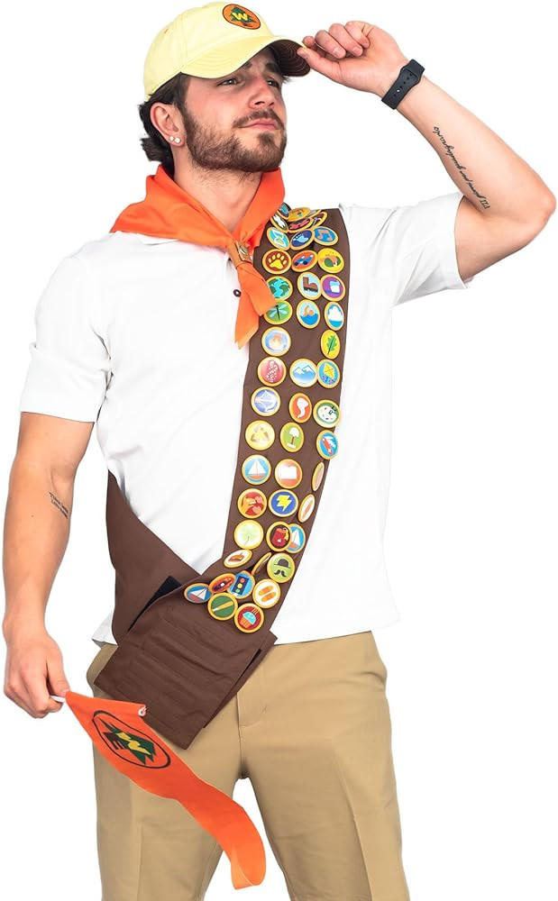 Costume Agent Russell Sash Flag Deluxe Halloween Costume Cosplay Complete Set | Amazon (US)