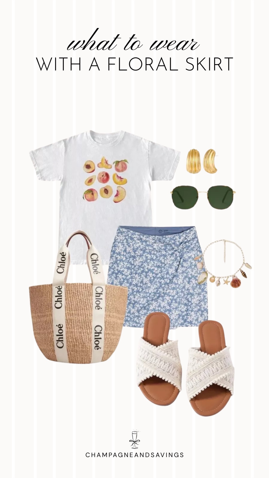 Floral skirt outfitt

#LTKootd