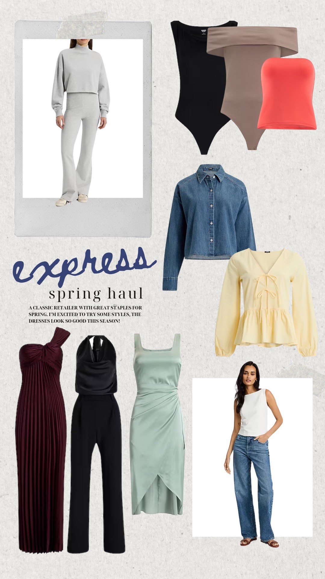 Express ltk spring sale
25% off site wide with code in LTK app
Spring haul 

#LTKStyleTip #LTKSpringSale #LTKMidsize