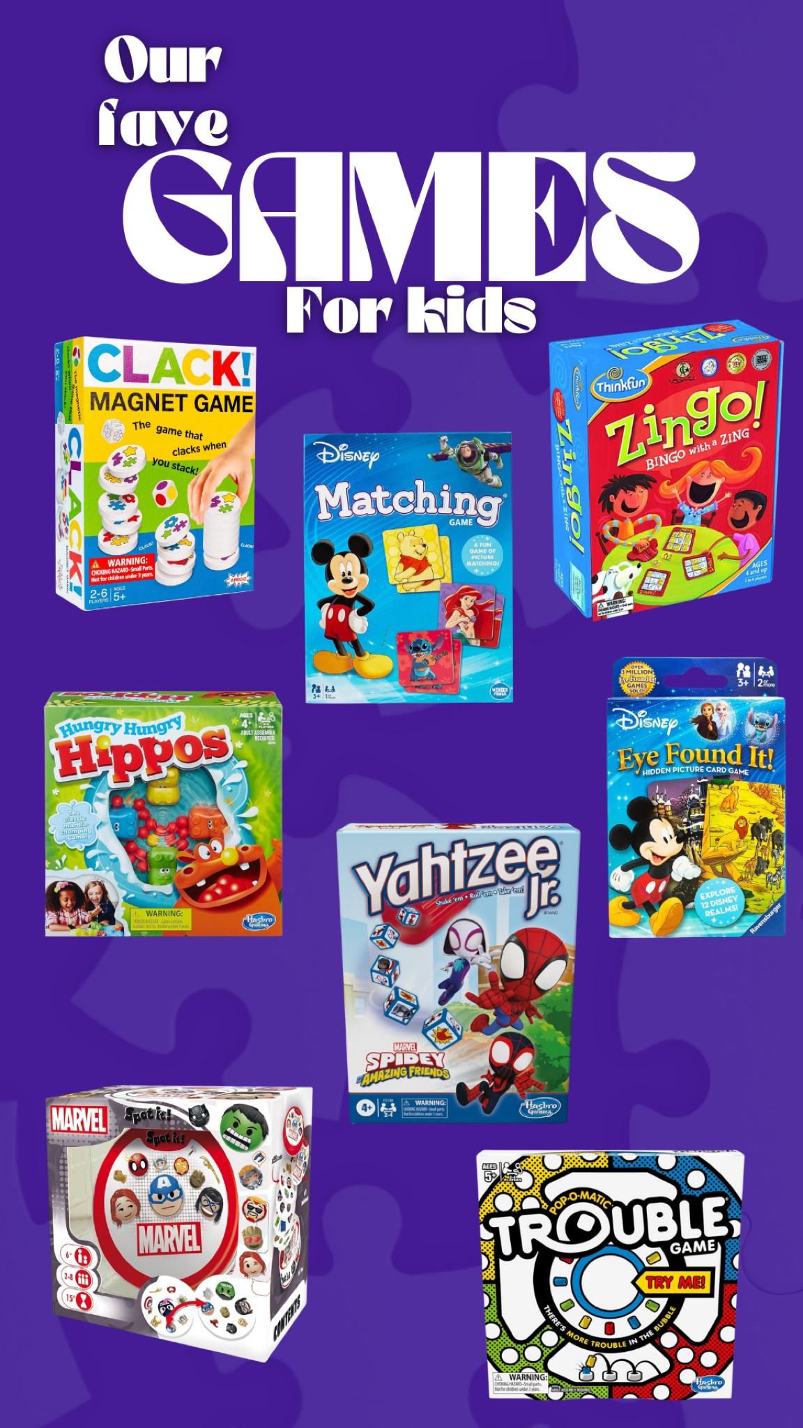 The games my kids always come back to! These are our fave games for kids ages 3-8  

#LTKKids #LTKFamily #LTKHome
