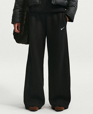 Nike Women's Studio Fleece Mid-Rise Pants - Macy's | Macy's