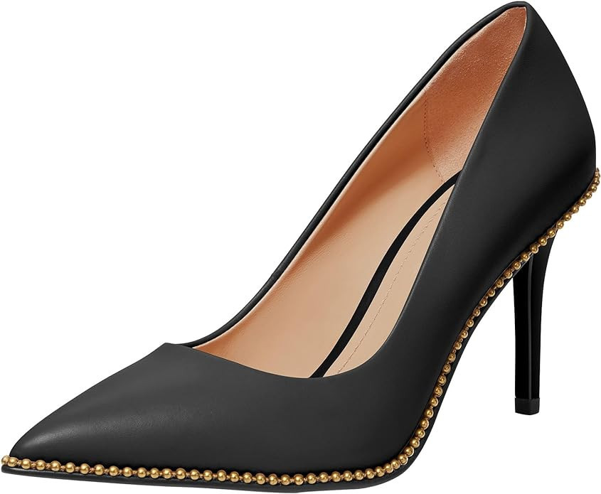 Coach Women's Waverly Leather Pump | Amazon (US)