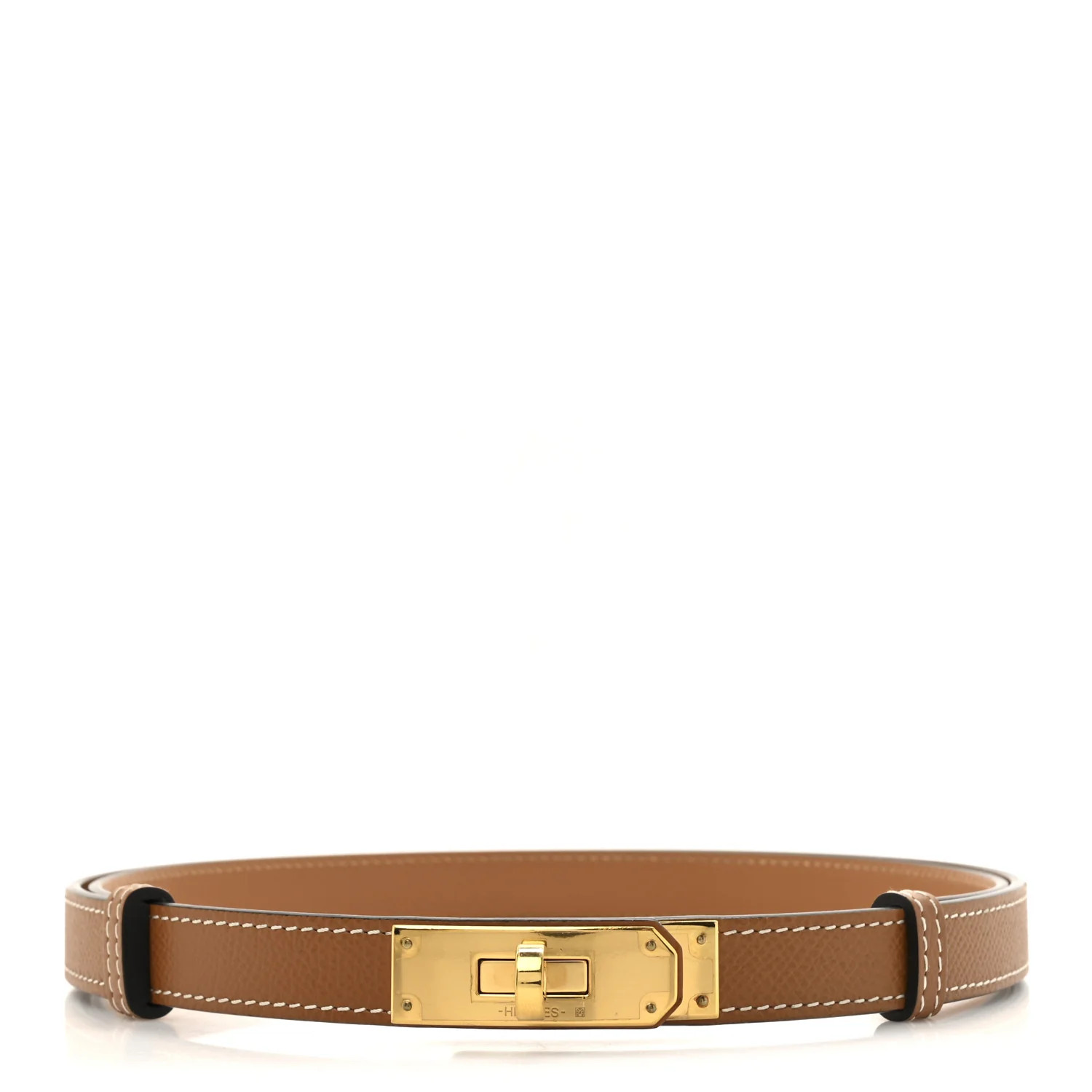 Epsom Kelly Belt Gold | FASHIONPHILE (US)