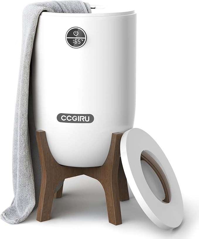 Luxury Towel Warmer Bucket, 20L Large Heated Towel Warmers for Bathroom with Timer, Auto Shut Off... | Amazon (US)