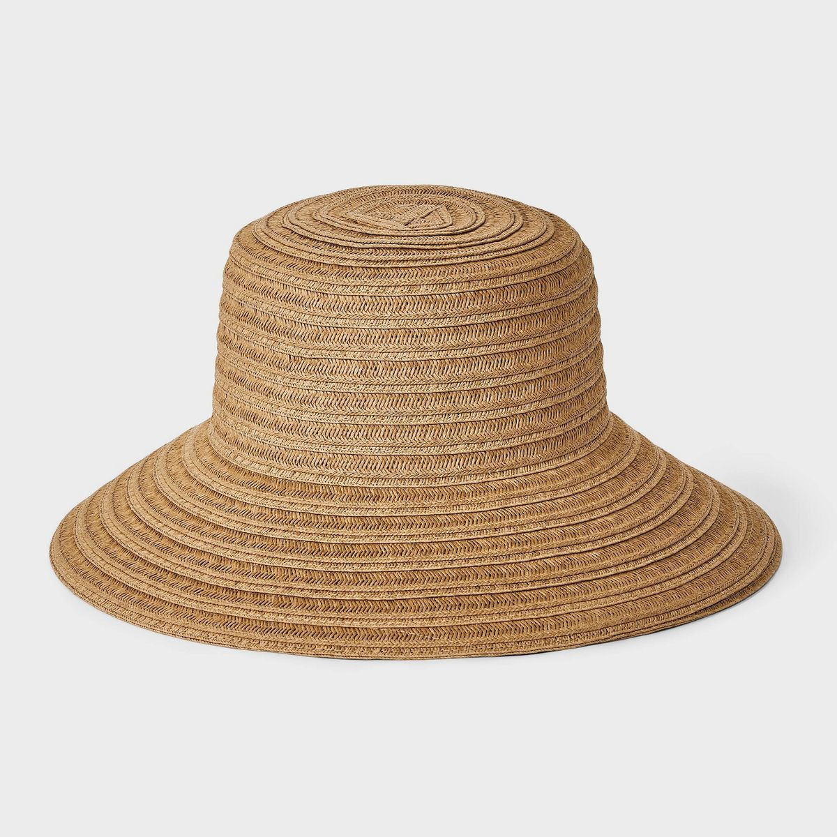 Packable Straw Down Brim Hat - Shade & Shore™ Tan | Target