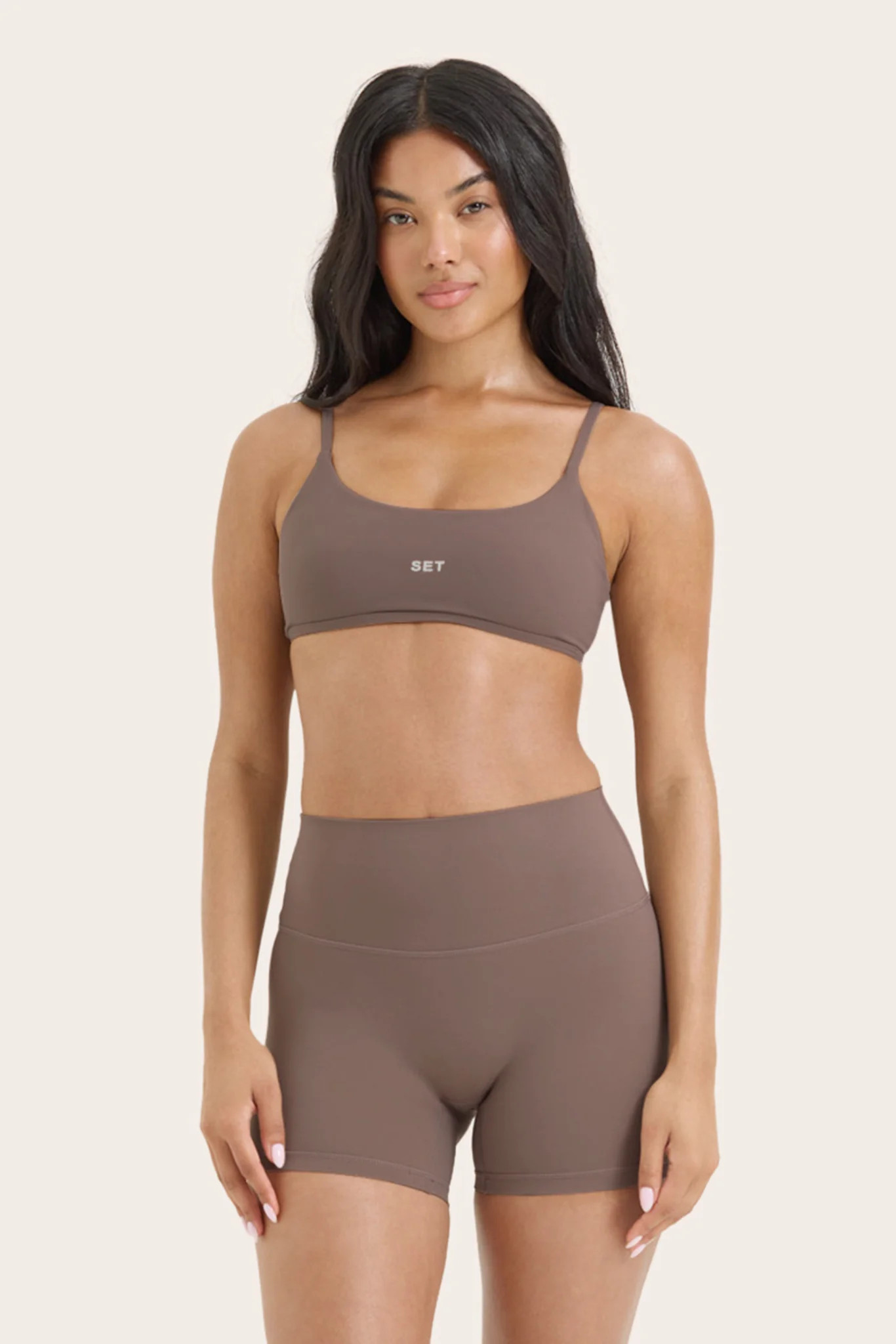 AIRLUXE™ BREATHE BASE BRA - CANOE | SET Active