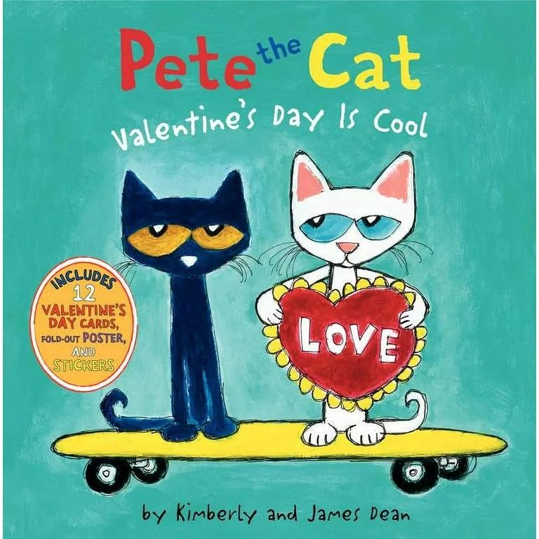 Pete the Cat: Pete the Cat: Valentine's Day Is Cool (Hardcover) | Walmart (US)