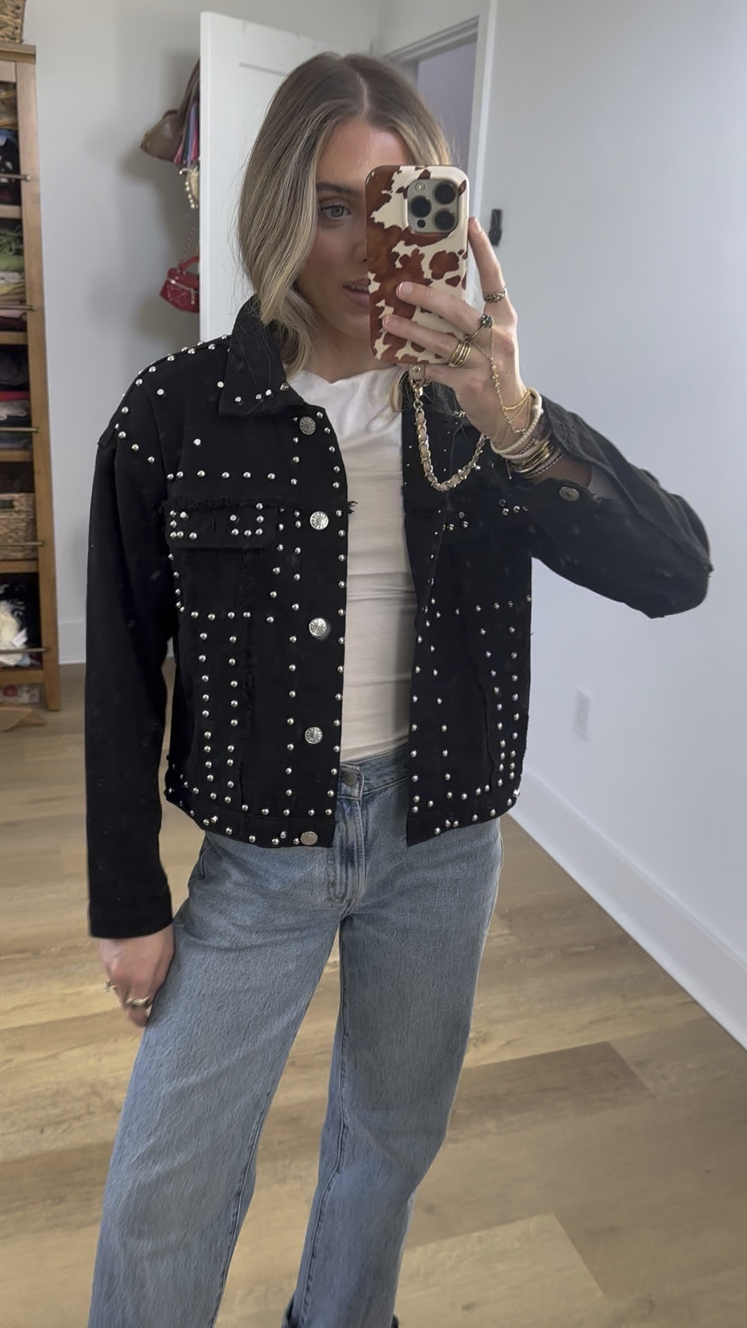 Amazon size small PUWEI Dressy Rivet Studded White Cropped Jean Jacket Women Western Distressed Washed Denim Coat

#freepeople #lookforless #affordablefashion #budgetfriendly #budgetfashion #freepeopleinspired #freepeopledupes #amazon #amzonfinds #amazonmusthaves #amazonvirtualtryon #amazonfavorites #amazonfashion #founditonamazon #founditonamazonfashion amazon haul, amazon clothing haul, affordable fashion, clothing haul, fall clothing haul, fall fashion, fall trends, winter clothing haul, amazon fashion, amazon finds, amazon fashion 2025.

#LTKSaleAlert #LTKootd #LTKFindsUnder50