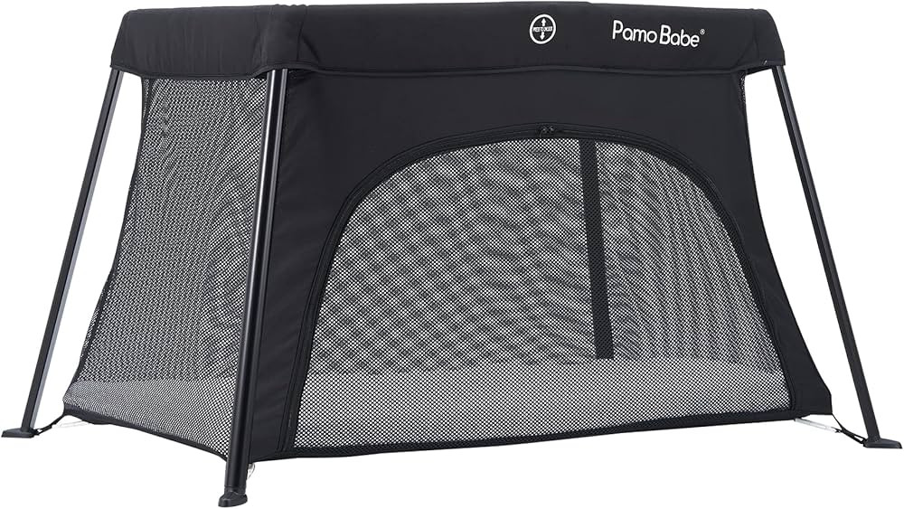 Pamo babe Lightweight Travel Crib, Portable and Easy to Carry Baby Playard, Travel Playard for Ba... | Amazon (US)