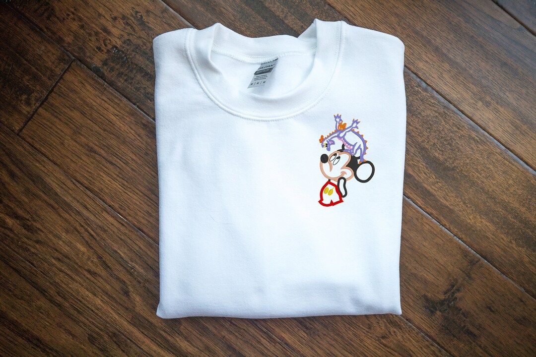 Figment Mickey Embroidered Shirt/tshirt/hoodie/crewneck - Etsy | Etsy (US)