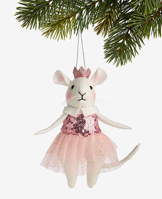 Holiday Lane Tiny Tidings Princess Mouse Fabric Ornament, Macy's Exclusive - Macy's | Macy's