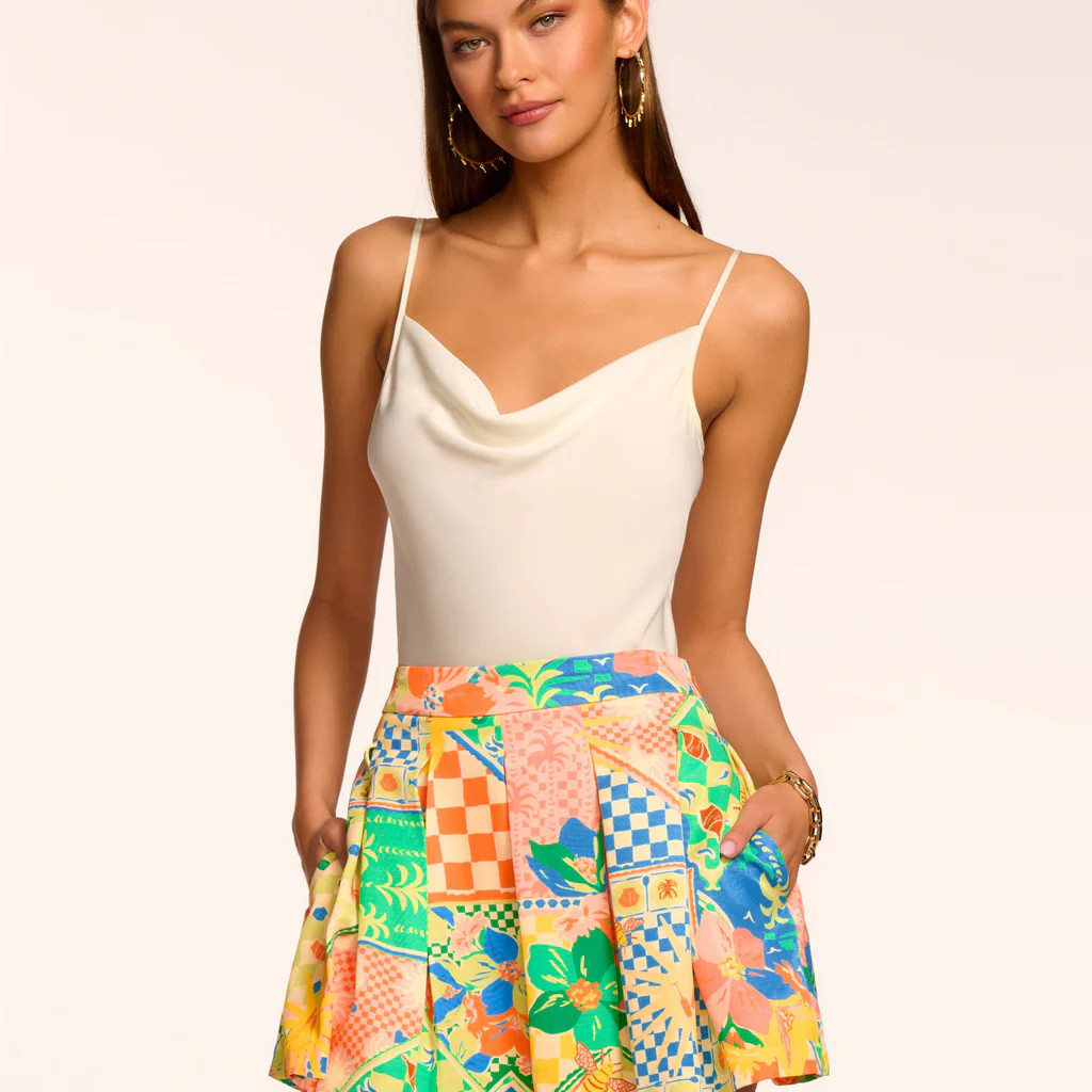 Frankie Pleated Mini Skort | Ramy Brook