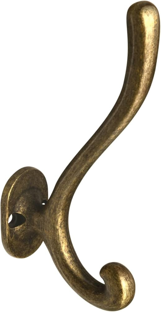 Goo-Ki Vintage Retro Antique Brass Zinc Alloy Coat Hooks - Affordable Luxury Coat Hoooks Hardware... | Amazon (US)