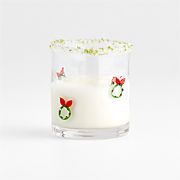 Wreath Icon Double Old-Fashioned Glass + Reviews | Crate & Barrel | Crate & Barrel