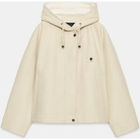 Zara - Zw Collection Hooded Pocket Parka - Beige - L - Woman | Zara US