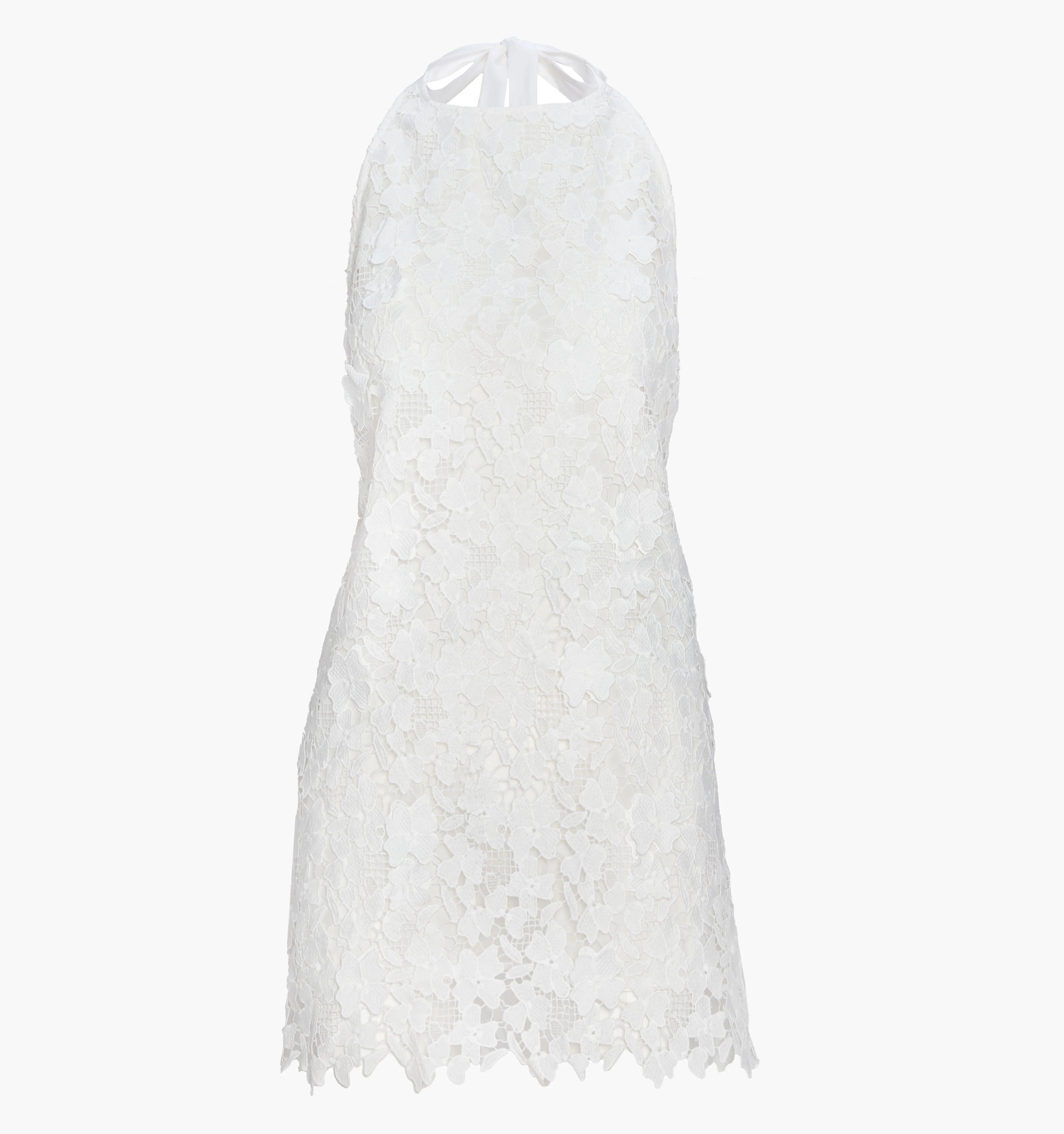The Sasha Dress | White Floral Lace / M | 100% Polyester | Hill House Home | Hill House Home US