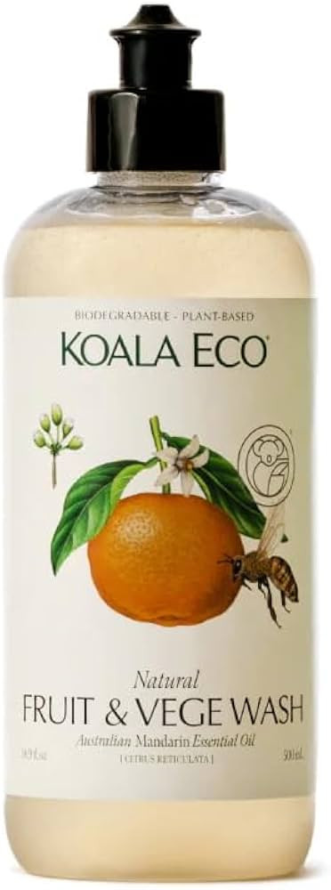 Koala Eco Natural Fruit & Vegetable Wash - Plant-Based, Eco-Friendly - with Australian Mandarin E... | Amazon (US)