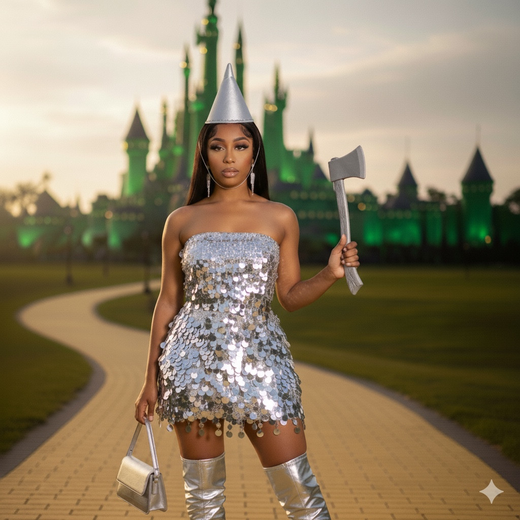 🪓 Wizard of Oz but make it fashion. 

This Tin Man Halloween costume is proof you don’t need to spend a fortune to give main character energy. Silver sequins, metallic boots, and the iconic Tin Man hat turn this into a look that’s glam, bold, and unforgettable

#LTKSeasonal #LTKParties #LTKHalloween
