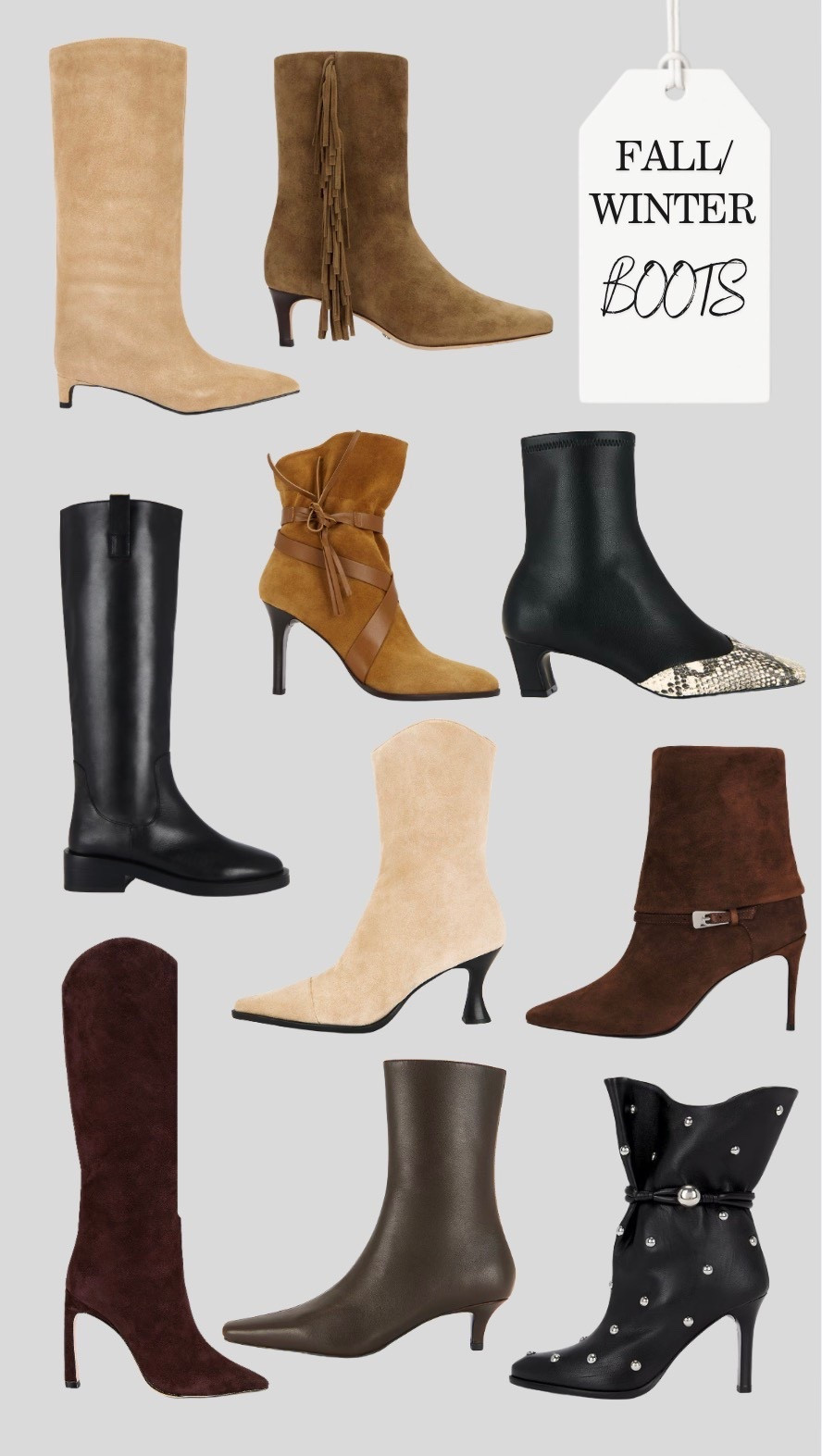 FALL WINTER BOOTS 

#LTKStyleTip #LTKSeasonal #LTKFindsUnder100