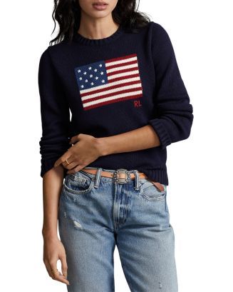 American Flag Cotton Crewneck Sweater | Bloomingdale's (US)