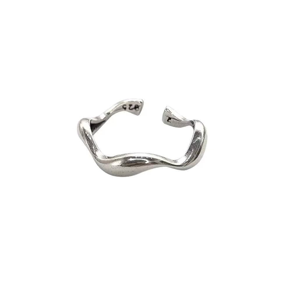 Vintage Knuckle 925 Sterling Silver Rings for Women/Men, Adjustable Rings, Plated plated cupronic... | Amazon (US)