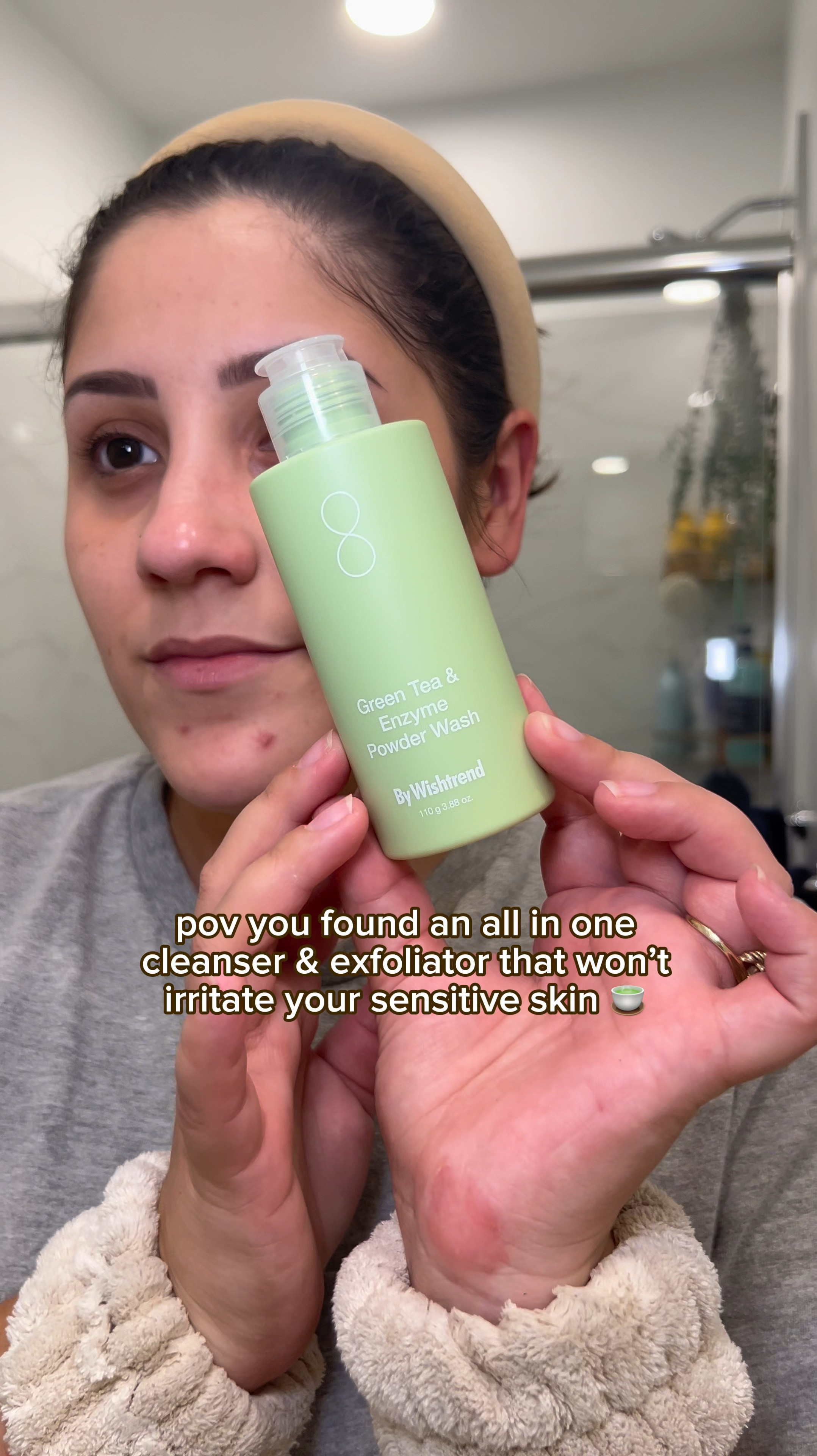 An enzyme cleanser that doubles as an exfoliant gentle enough for even the sensitive skin girlies 💚🍵

#LTKFindsUnder50 #LTKBeauty #LTKVideo