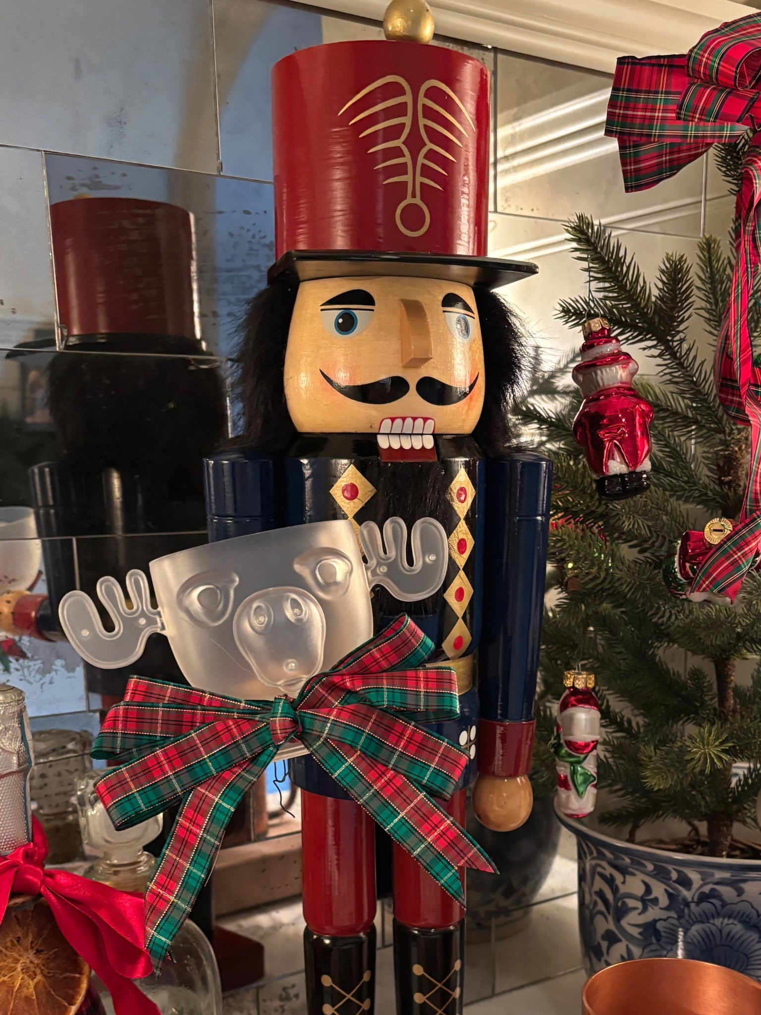Moose mug 🫎 Nutcraxker! 

am using the plastic moose cup for my nutcracker from the national lampoon game! 🫎  Also linked a bunch of other options! 