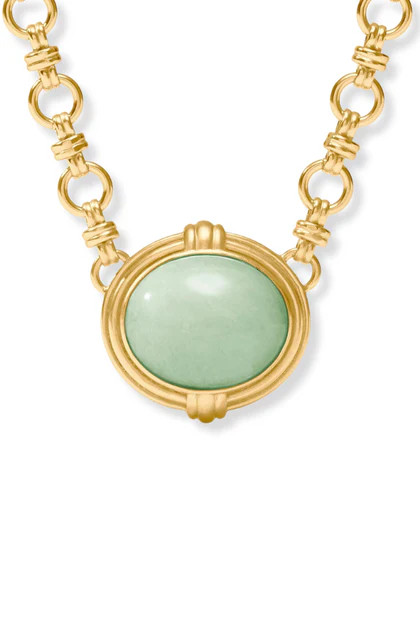 Julie Vos Portofino Aqua Jade Demi Necklace | The Willow Tree