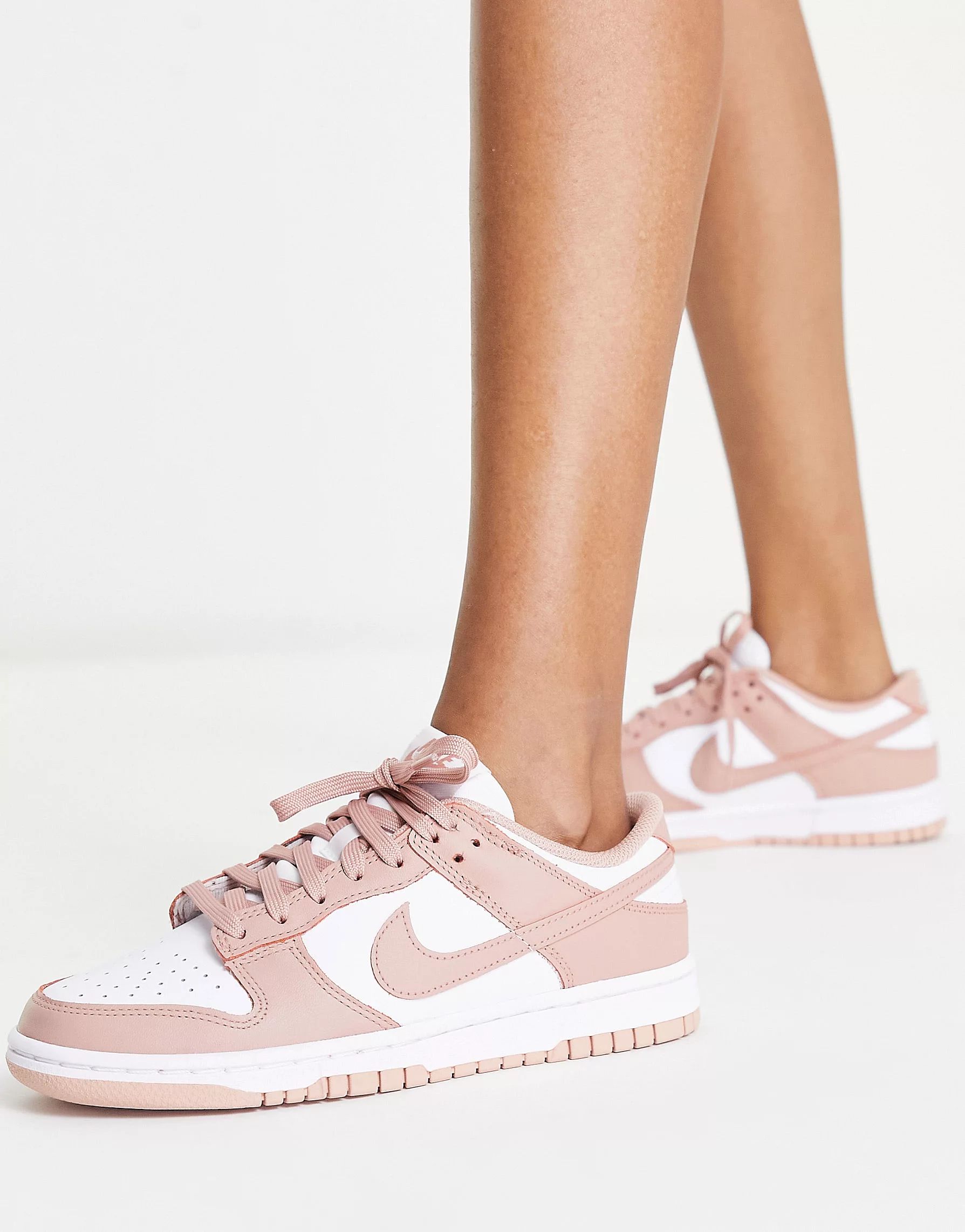 Nike Dunk Low sneakers in rose pink | ASOS | ASOS (Global)