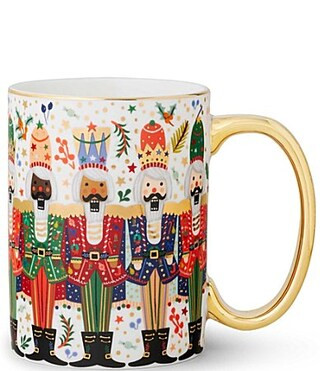 Rifle Paper Co. Holiday Nutcracker Brigade Porcelain Novelty Mug - Multi | Dillard's