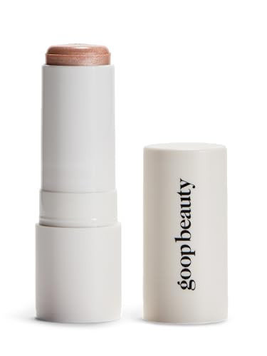 goop Beauty Glow Skin Highlighter Stick | Multi-Use Highlighter with Pearlescent Glow | Amino Acid & Micropearl Blend | Makeup and Skincare | Aura: Champagne Gold | 0.28 oz | Amazon (US)