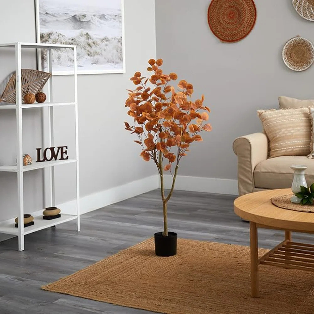 Nearly Natural 4Ft. Autumn Eucalyptus Artificial Tree | Wayfair North America