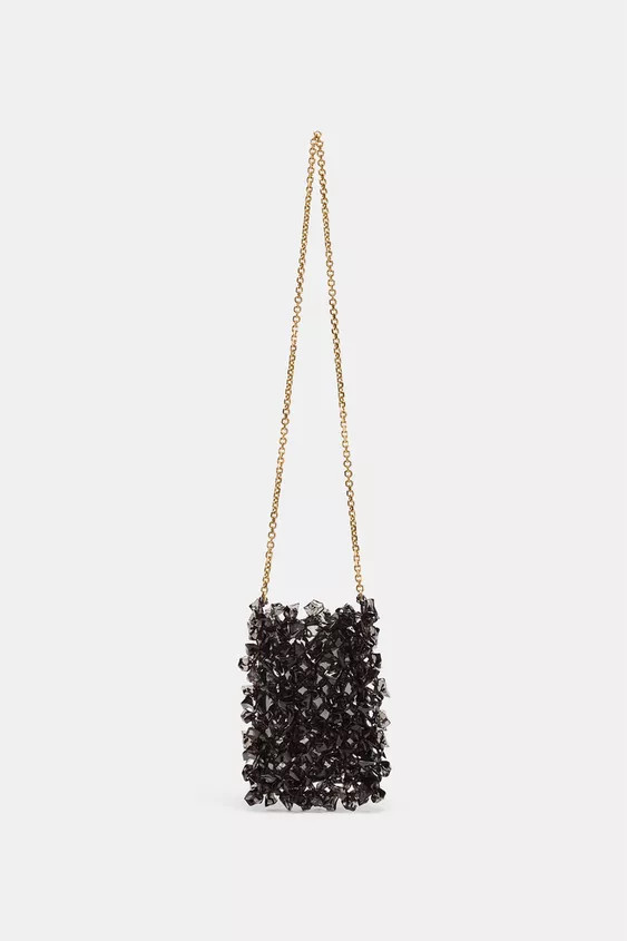 BEADED BUCKET BAG | Zara US
