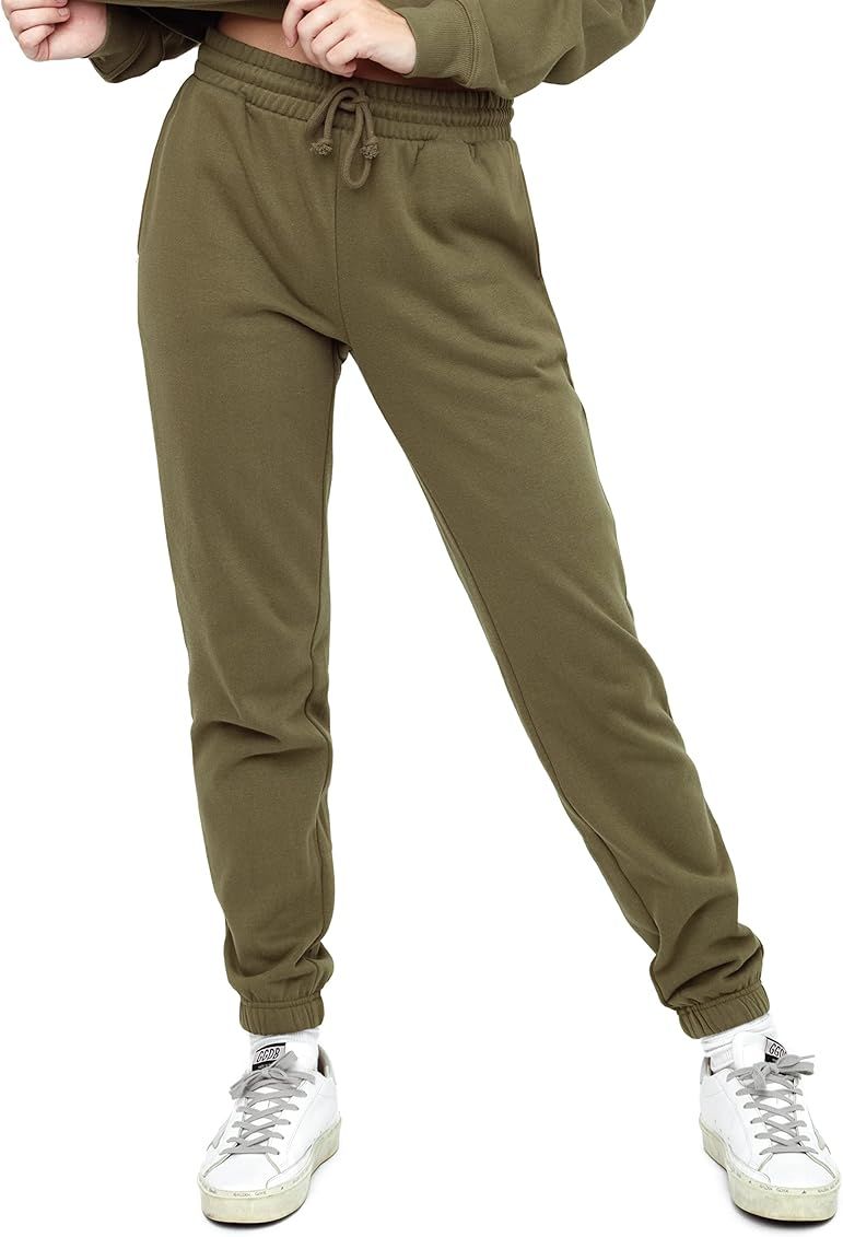 KUT/SO Women's Joggers with Pockets – Essential Cozy Fleece Sweatpants for Women | Amazon (US)