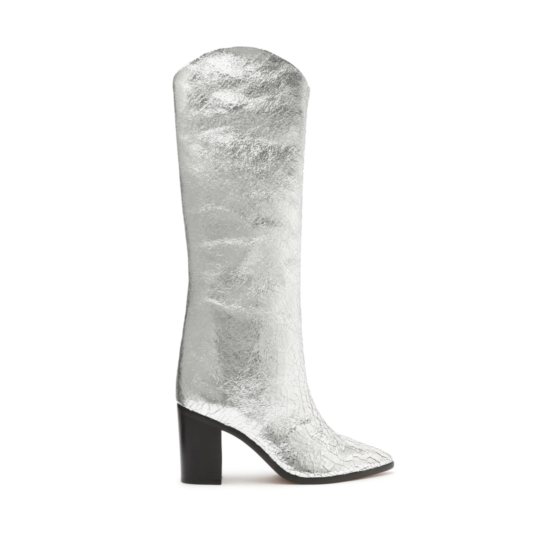 Maryana Block Crackled Leather Boot | Schutz Shoes (US)