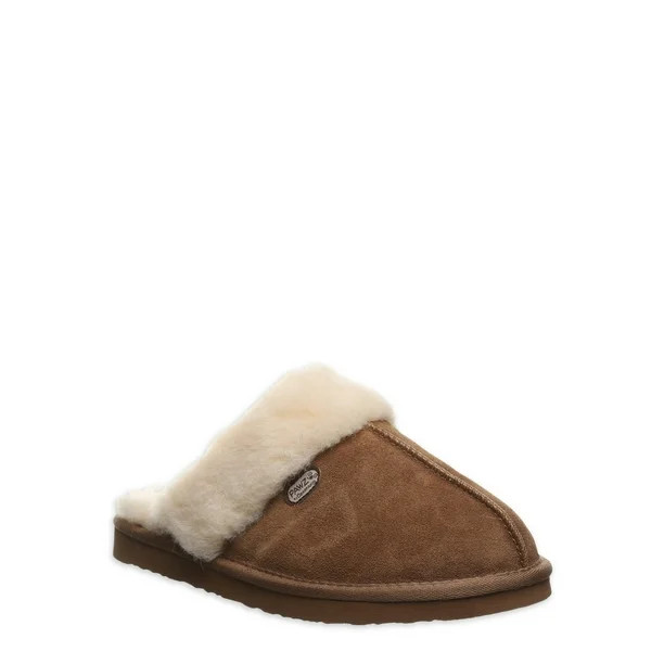 Pawz by Bearpaw Women's Mackenzie Suede Scuff Slipper | Walmart (US)