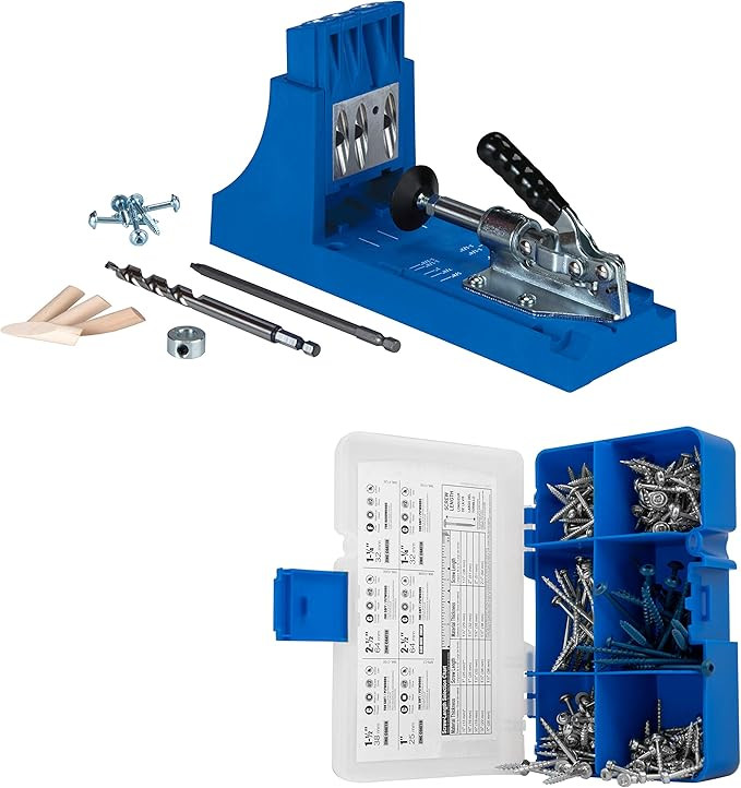 Kreg K4 Pocket HoleJig System (K4 with SK04 Screw Kit) | Amazon (US)