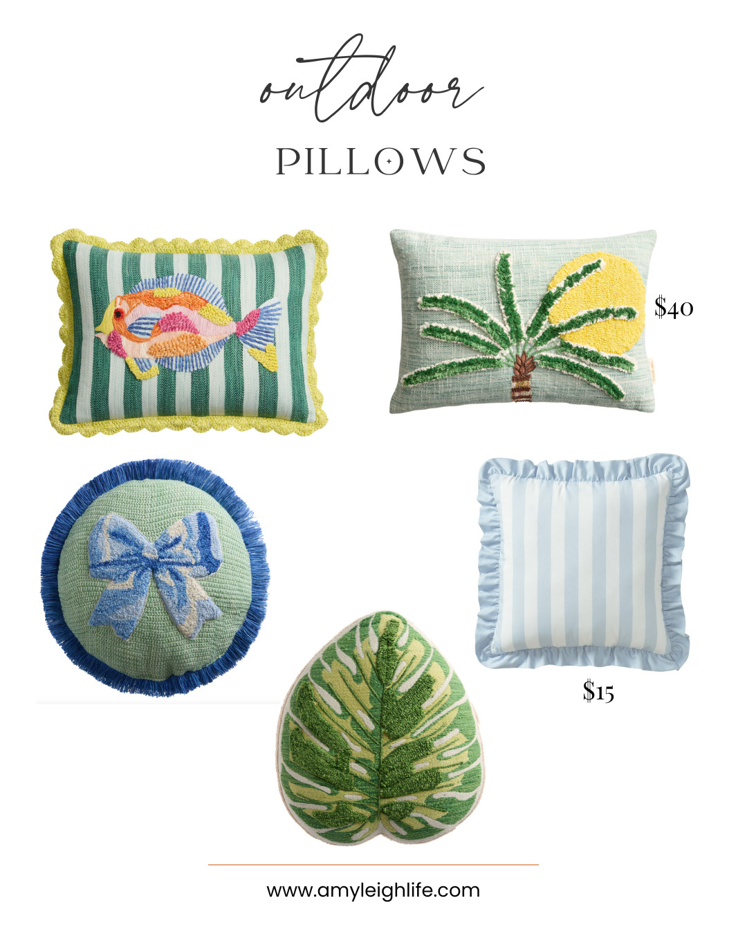 I just bought some new lounge chair cushions, and I'm searching for outdoor pillows to coordinate. These are all so fun! 

 #LTKselfcare #LTKvlog #LTKHome