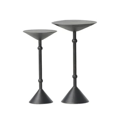 Printa Nesting End Tables-Black Antique | Wayfair North America