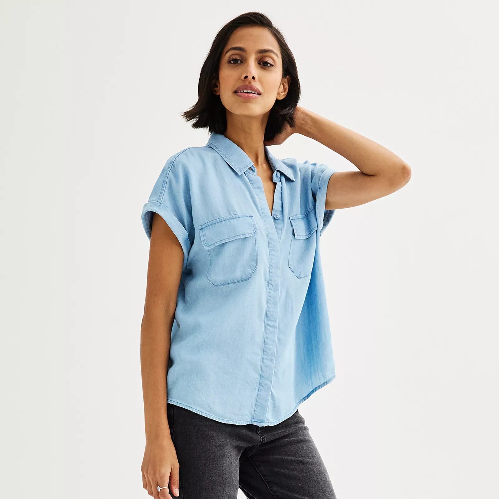 Women's Sonoma Goods For Life® Utility Shirt | Kohl's