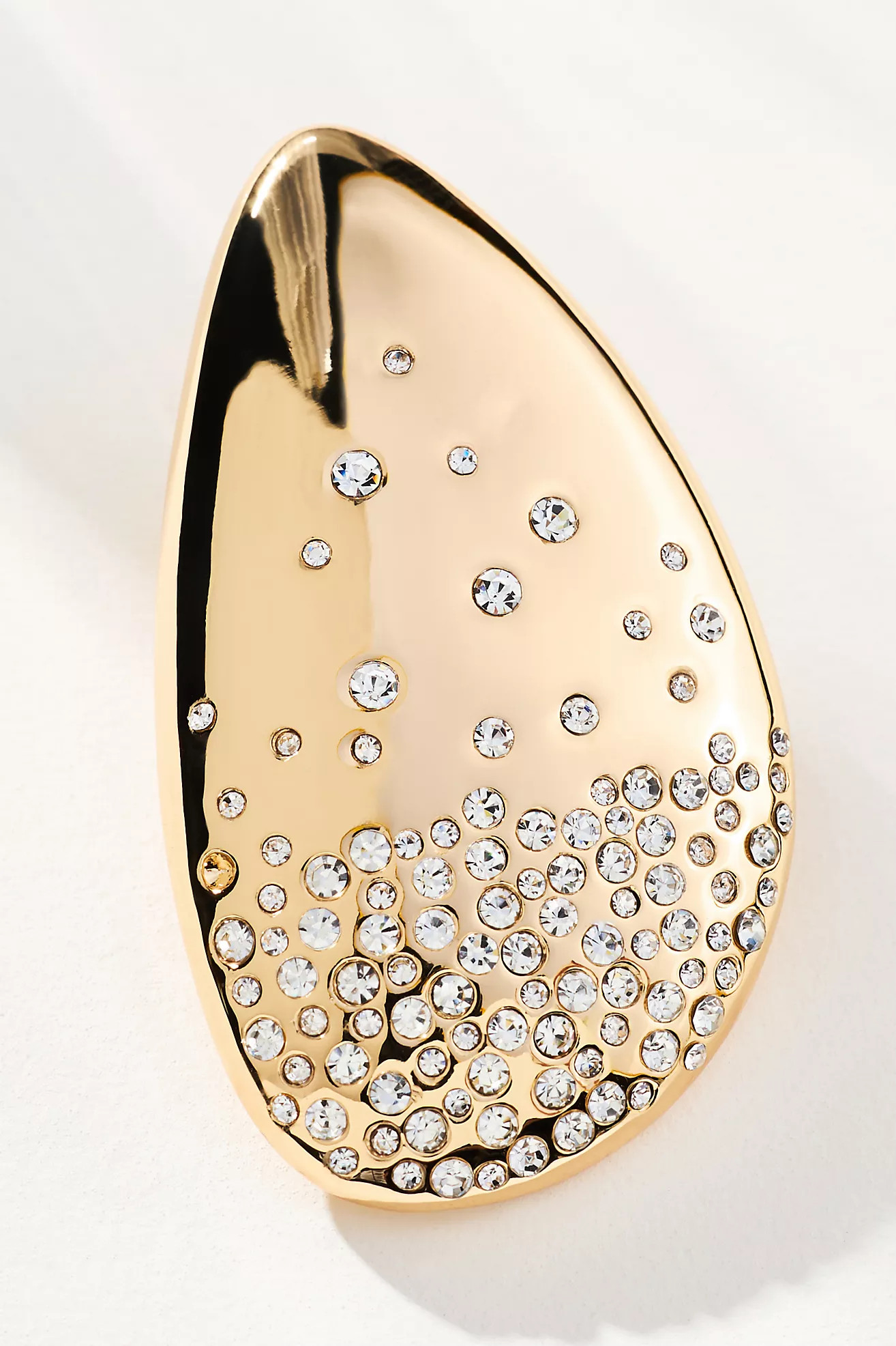 Oversized Crystal Teardrop Earrings | Anthropologie (US)