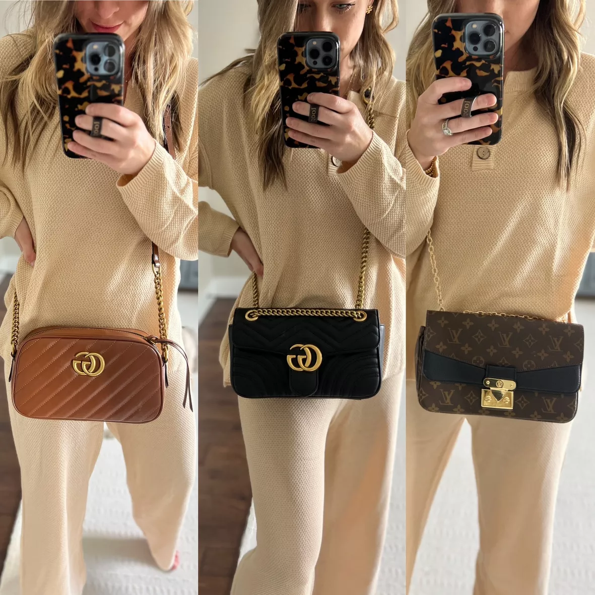 Gucci Marmont Matelasse Small V. Mini Comparison 