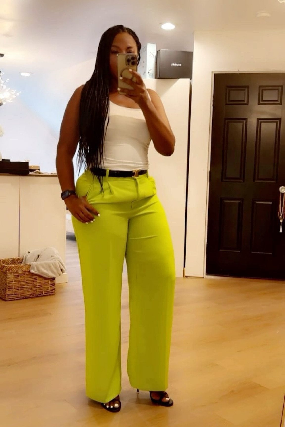 Corporate Girl 
Pants from Mango, Top from Zara, Belt Celine, Belt Gucci #LTKCon

#LTKWorkwear #LTKOver40