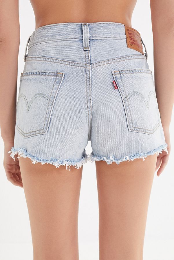 Levi’s 501 Mid-Rise Denim Short – Bleached | Urban Outfitters (US and RoW)
