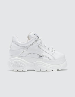 Buffalo London Buffalo Classic White Low-top Platform Sneakers in Patent | Hypebeast