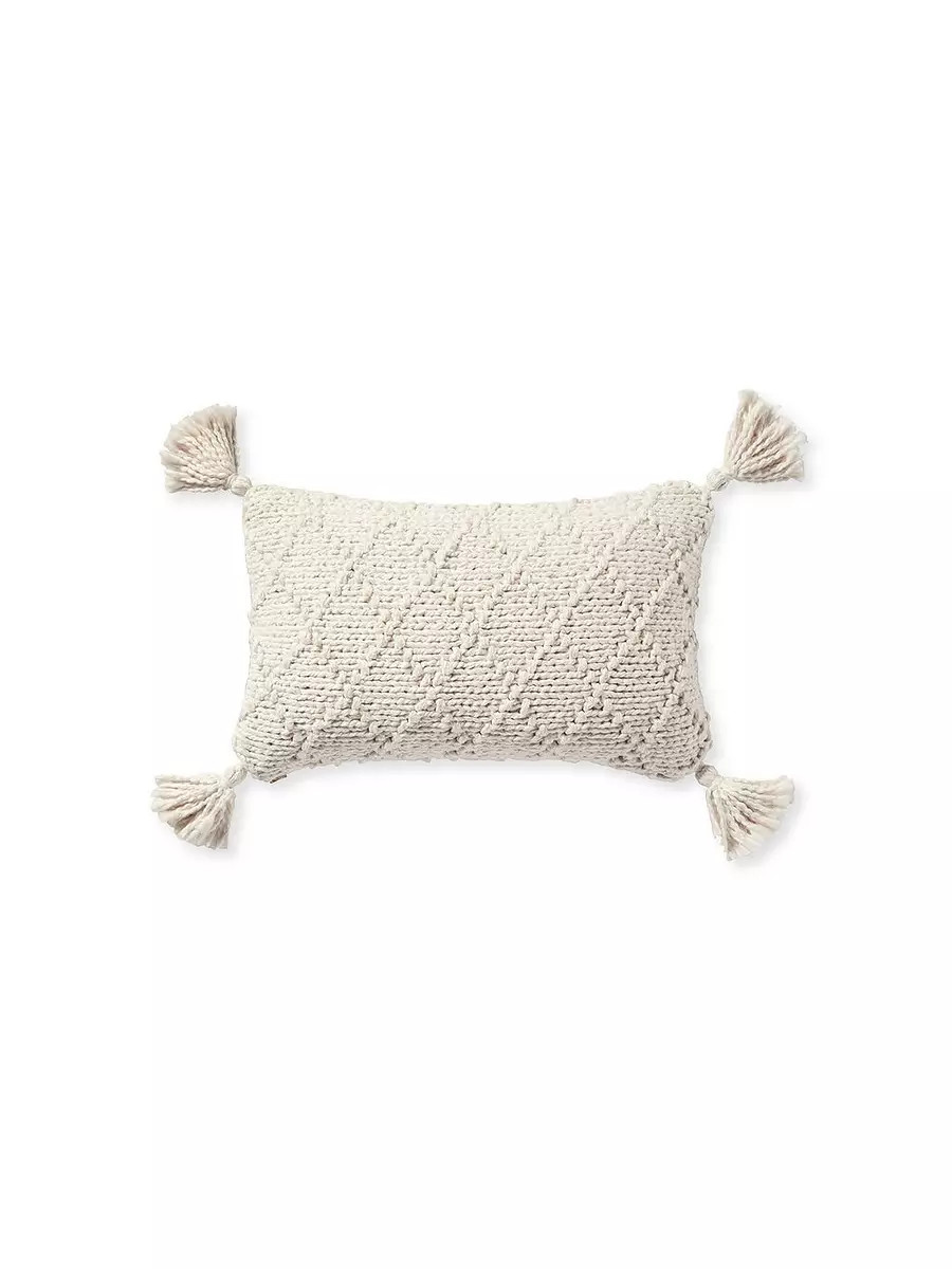 Fisherman's Knit Pillow Cover | Serena and Lily