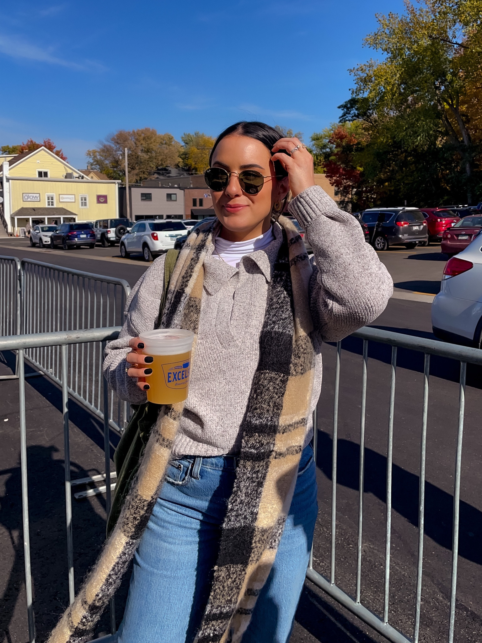 Casual fall outfit - S in tops, 28s denim, size down in doc martens 

#blanketscarf #falloutfit #abercrombie

#LTKSeasonal #LTKitbag #LTKunder100