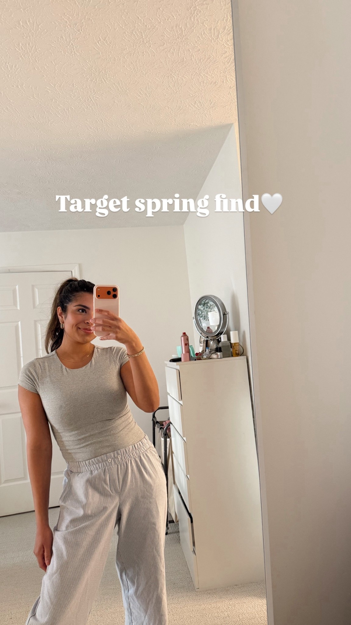 great spring outfit find 🤍 these lightweight lounge pants are so comfy and perfect for spring and summer. Easy everyday outfit you can dress up or wear casually. 

#LTKPetite #LTKSeasonal #LTKootd