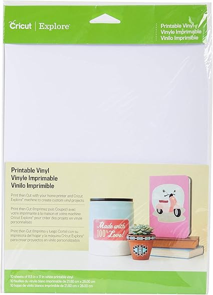 Cricut Printable Vinyl, White | Amazon (US)